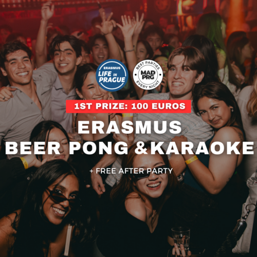 WIN MONEY! | Erasmus Beer Pong & Karaoke. Every Tuesday at Durty Nelly's Irish Pub, Prague
