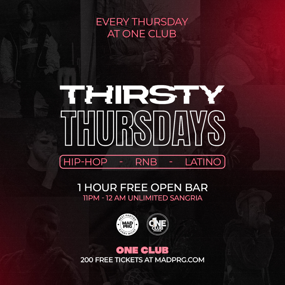 Every Thursday at One Club with 1 hour FREE OPEN BAR!